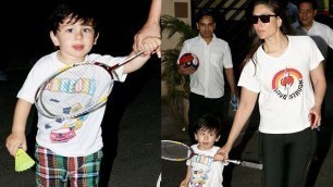 'Kareena Kapoor With Son Taimur Spotted At I Think Fitness Gym In Bandra'