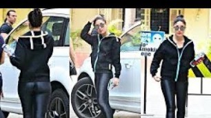 'KAREENA KAPOOR & AMRITA ARORA SPOTTED AT I THINK FITNESS GYM BANDRA MOV'