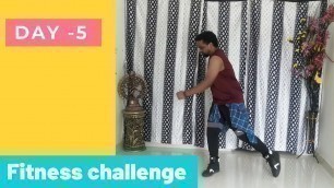 'Day-5 || Workout challenge || Weight loss challenge || NJ Fitnesss || Hyderabad'