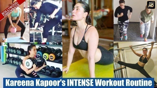 'Kareena Kapoor\'s INTENSE Workout Routine For FIT & FAB Body | BOLLYWOOD THROWBACK'