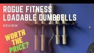 'Rogue Fitness Loadable Dumbbells | DB-10 and DB-15 | Review'