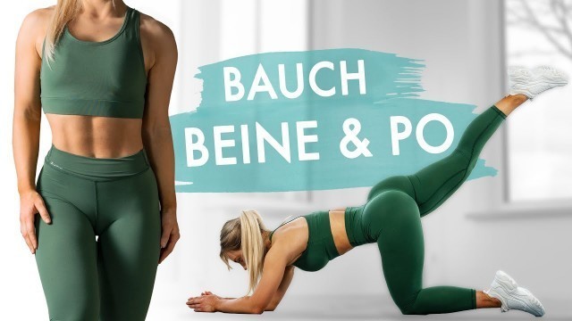 'Bauch-Beine-Po Homeworkout zum Mitmachen'