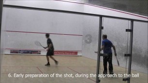 'Squash Training Video Four - Technical skills, movement, fitness & ball control'