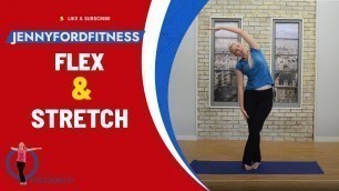 'Restorative Flexibility and Stretch Workout | Yoga |  20 Min. | Reduce Stress | JENNY FORD'