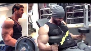 'John Abraham\'s Intense Gym Bodybuilding Workout Videos'