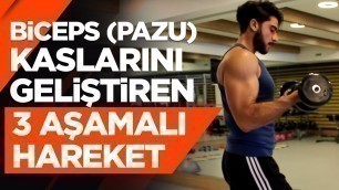 'Biceps (Pazu) Kaslarını Geliştiren 3 Aşamalı Hareket'