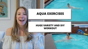 'The Ultimate List Of Aqua Aerobic Exercises For Every Demographic, DIY Water Workouts |'