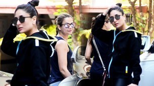 'Kareena Kapoor और Amrita Arora दखी गई I Think Fitness Gym Bandra में'