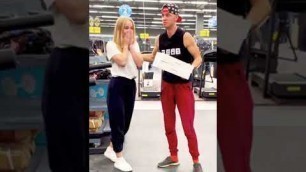 'Hot Girls Market gym #prank #viral #gym #fitness #shorts'