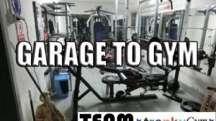 'PALESTRA A CASA HOMEGYM GARAGE TO GYM FITNESS TUTORIAL REVIEW 5.000 € BEFORE AFTER 从车库到健身房 健身房 健身房'