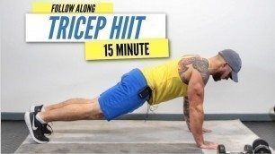 'Tricep Workout With Dumbbells At Home (HIIT Edition)'