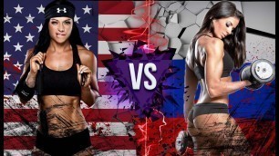 'USA vs. Russia - Hottest female fitness models'