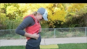 'Prenatal Pilates Interval Training Workout (PIT) @ 23 weeks pregnant'