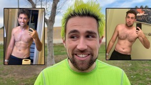 'shaving my hair | fitness challenge (before & after)'