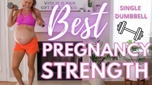 'BEST PRENATAL STRENGTH WORKOUT ON YOUTUBE: Safe for All Trimesters'