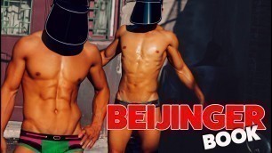 'BEIJINGER: Male model Asian men fitness physique photo book promo Beijing boys #1'