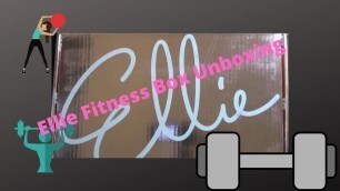 'November 2019 Ellie Fitness box unboxing'