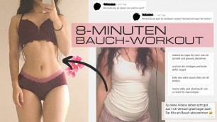 'NUR 8min schlanke Taille & flacher Bauch Workout I Abnehmen am Bauch I schmale Taille I dünner Bauch'